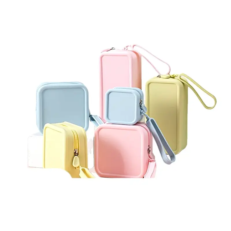 Wholesale Waterproof Silicone Cosmetic Bag, Wear Resistant Large Capacity Travel